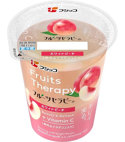 Amazon.co.jp: [冷蔵]フジッコ フルーツセラピー ホワイトピーチ 150g
